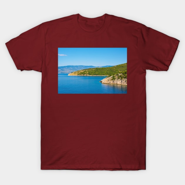 Potovosce Coast in Krk, Croatia T-Shirt by jojobob